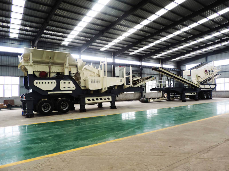 移動破碎站生產(chǎn)車間